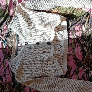 Cream cropped sweater